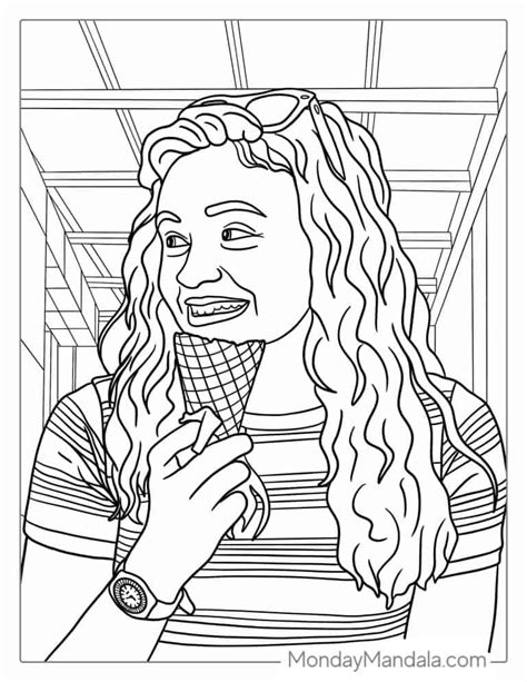 stranger things ausmalbilder max|Stranger Things Coloring Pages (Free Printable PDF)